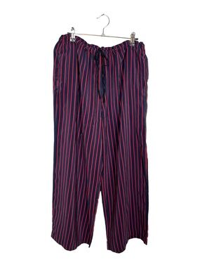 Ralph Lauren Collection Purple Label Silk Stripe Pajama Pants